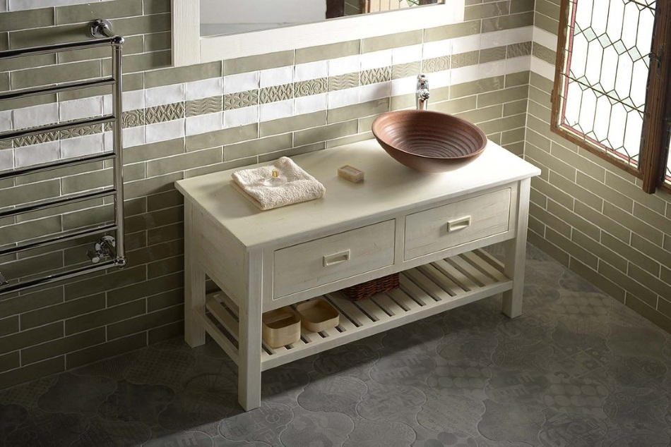 drewniana szafka łazienkowa pod umywalkę Brand - Sapho